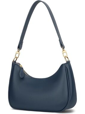 〽️ Women's Blue Cute Hobo Clutch Purses Zipper Tote Shoulder Handbags